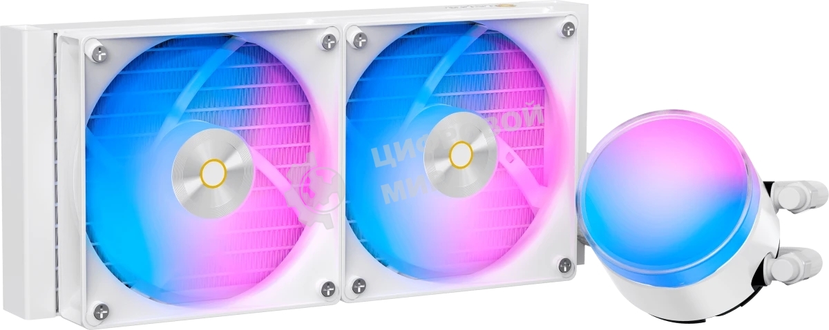 Система охлаждения Ocypus Delta L24 WH ARGB V2 белый 280W/ All Intel/ AMD AM*/ Screws