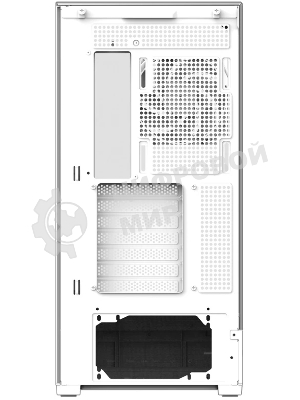 Компьютерный корпус ZALMAN P40 Prism Plus, ATX, белый, WINDOW, 3xCombo (3.5'' or 2.5