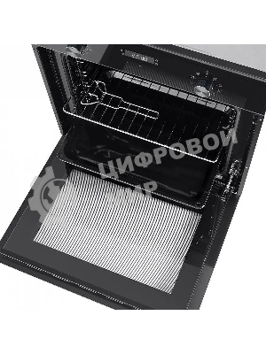 Духовой шкаф электрический Maunfeld EOEM.589B черный/серебристый, встраиваемый