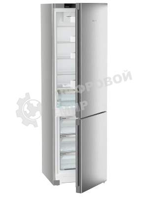 Холодильник Liebherr Pure CNsdc 5703-22 001 серебристый SmartSteel двухкамерный 266/94л морозилка снизу