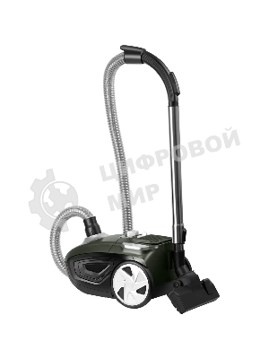 Пылесос Aresa AR-2402 зеленый, 380/1800 Вт, уборка сухая, пылесборник мешок 3,5 л