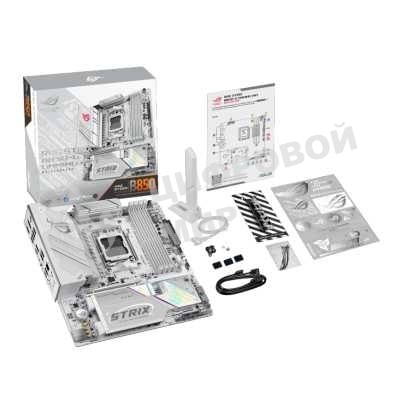 Материнская плата Asus ROG STRIX B850-G GAMING WIFI, AM5, AMD B850, 4xDDR5, 2xSATA, 4xM.2, 1xPCIe 5.0 x16, 1xHDMI, 1xDP, 1x2.5Gb LAN, Wi-Fi 7, Bluetooth 5.4, 1xUSB-C 20Gbps, 1xUSB-C 10Gbps, 2xUSB-A 10Gbps, 4xUSB-A 5Gbps, 2xUSB-A 2.0, 2x3.5 мм, 7.1, mATX