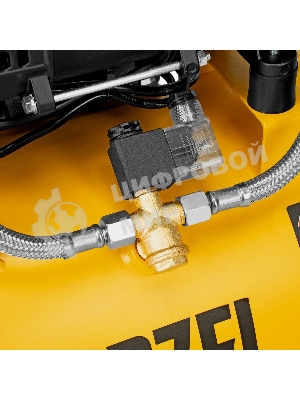 Компрессор безмасл. малошумный Denzel DLP-950/24, 950 Вт, 24 л, 2850 об/мин, 170 л/мин