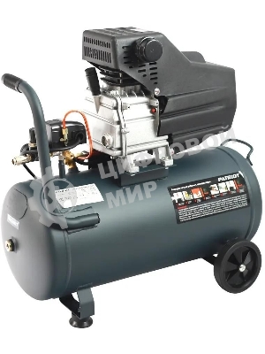 Компрессор поршневой безмасляный Patriot Professional 50-340, 340 л/мин, 8 бар, 2000 Вт, 50 л, быстросъемный 1/4