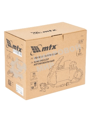 Компрессор автомобильный MTX C-75, 12 В, 10 атм., 75 л/мин