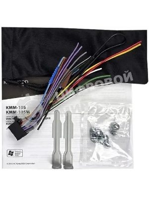 Автомагнитола Kenwood KMM-105M, 1 DIN, USB Type-A, AUX, съёмная панель