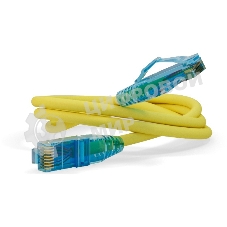 Патч-корд Hyperline U/UTP, Cat.6, LSZH, 1 м, желтый PC-LPM-UTP-RJ45-RJ45-C6-1M-LSZH-YL