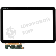 Сенсорное стекло (тачскрин) для Motorola Xoom MZ600 MZ604 MZ606, черное