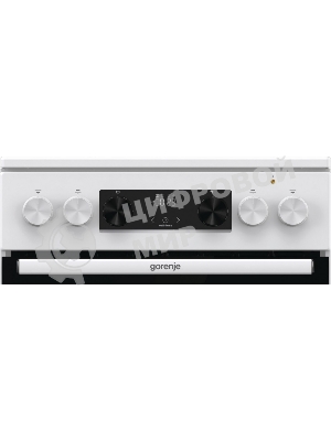 Плита электрическая Gorenje GECS5C70WA белый, конфорок 4 электрических, духовка 70 л, 50 см x 85 см x 59.4 см