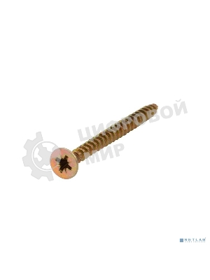 Саморез универсальный Kranz 5х60, желтый цинк, короб (100 шт./уп.)