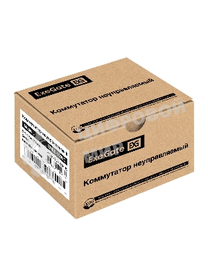 Коммутатор неуправляемый ExeGate EDES-1005C (5-портовый UTP 10/100Mbps, с функцией энергосбережения (Green Ethernet Technology), настольный)