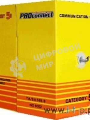 Кабель витая пара PROconnect FTP 4PR 24AWG, CCA, cat.5e, наружный (OUTDOOR), бухта 305 м