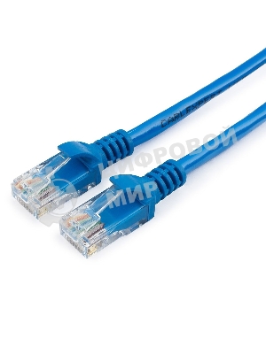 Патч-корд UTP Cablexpert cat.5e, 3м, литой, многожильный, синий
