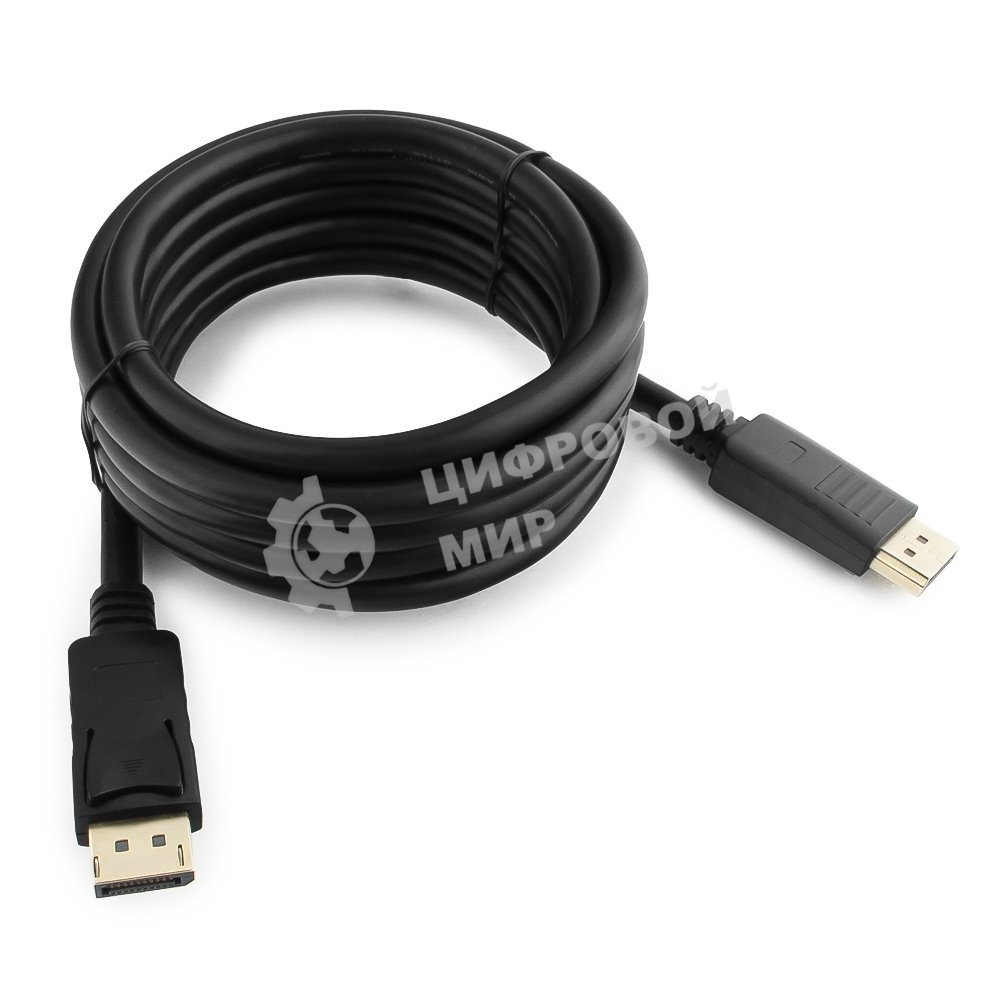 Кабель DisplayPort Gembird/Cablexpert CC-DP2-10, v1.2, 3м, 20M/20M, черный, экран, пакет