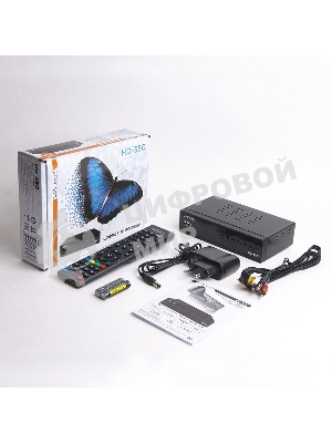 Ресивер DVB-T2 Сигнал HD-350 черный