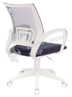 Кресло Бюрократ CH-W695NLT TW-04 TW-12 темно-серый, сетка/ткань, 120 кг, механизм качания