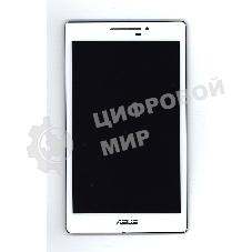 Модуль (матрица + тачскрин) для Asus ZenPad 7.0 Z370 белый с рамкой