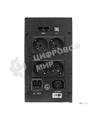 Источник бесперебойного питания CROWN Line Intractive CMU-SP800EURO USB 800VA\480W, корпус металл, 1x12V/9AH, розетки 4*EURO+1*IEC bybass, трансформатор AVR 140-290V, cъемный кабель 1.2 м, порт RJ11/45, порт USB, защита: от перегрузки, от КЗ, от скачков напряжения