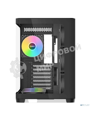 Корпус SAMA V60, Midi-Tower, чёрный, 7 x 120 мм