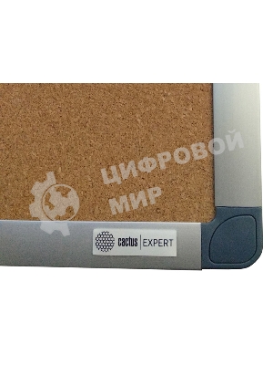 Демонстрационная доска Cactus CS-CBD-45X60 пробковая 45x60 см, алюминиевая рама