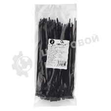 Стяжки NYT-200x4.8В пластиковые 200 мм х 4.8 мм, черные (100 шт.)