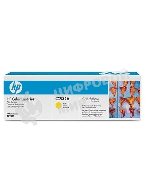 Картридж лазерный HP CC532A желтый для LJ CP2025/CM2320 2800стр.