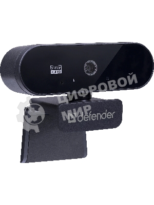 Веб-камера G-lens 2580 FullHD 1920x1080, 30 кадр/с, USB Type-A, микрофон (шумоподавление), автоматическая фокусировка, автоосвещение, штатив в комплекте