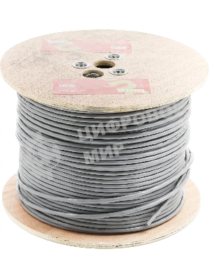Кабель сетевой Buro BU-COP-055-FTP FTP 4 пары cat6 solid 0.55мм Cu 305м серый
