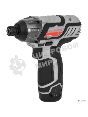 Дрель-шуруповерт ИНТЕРСКОЛ ШАУ-100/12Э АПИ-Т, 12В,  2 Ач, 100 Нм, щеточный, ударный