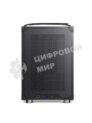 Компьютерный корпус JONSBO C6-ITX Black ITX без БП, боковая панель из закаленного стекла, mini-ITX, черный