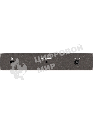 Коммутатор неуправляемый D-Link DGS-1008P/F3A с 8 портами 10/100/1000Base-T (4 порта PoE 802.3af/at, PoE-бюджет 60 Вт)