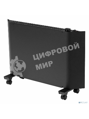 Конвектор электрический Denzel XCE-1500B черный, 1500 Вт, 20 м2, термостат