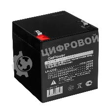 Аккумулятор свинцово-кислотный GoPower LA-1250 12V 5Ah