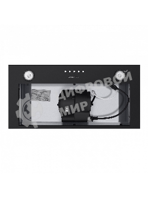 Вытяжка встраиваемая Maunfeld Crosby Singl 60 черный, 60 см, 850 куб. м/ч, 48 дБ