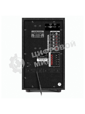 Аудиоколонки SVEN HT-210, черный, акустическая система 5.1, мощность (RMS):50Вт+5x15Вт, Bluetooth, Optical, Coaxial, FM-тюнер, USB/SD, дисплей, ПДУ