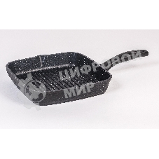 Сковорода - гриль квадратная 28 см, несъемн ручка 