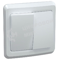 Выключатель 2-кл. СП Вега 10А IP20 ВС10-2-0-ВБ белый IEK EVV20-K01-10-DM