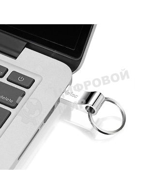 Флешка USB Netac U275 (NT03U275N-064G-20SL), 64Gb, USB 2.0, R/W 50/15, серебристый