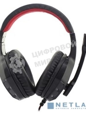 Гарнитура Oklick HS-L320G Phoenix чёрный, проводная, 3.5 мм