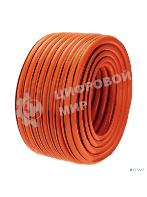 Шланг поливочный ПВХ 3-х слойный армированный 3/4дюйм 50м Профи Плюс ЧЕТЫРЕ СЕЗОНА 62-0230-1