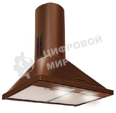 Вытяжка каминная Gefest ВО 1502 К17 коричневый, 50 см, 600 куб. м/ч, 81 дБ