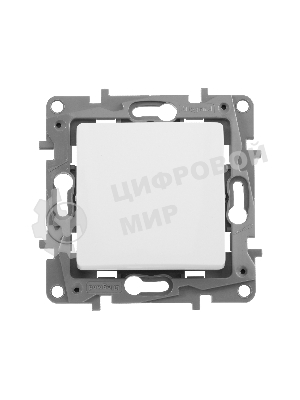 Выключатель 10АХ, на винтах, бел. ETIKA 