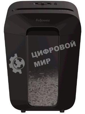 Шредер Fellowes PowerShred LX70 черный (секр.P-4)/перекрестный/11лист./18лтр./скрепки/скобы/пл.карты