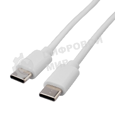 Кабель Rexant Type-C - Type-C 2A/1м/PVC/белый