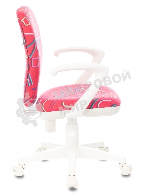 Кресло Бюрократ KD-W10AXSN малиновый, ткань, 120 кг