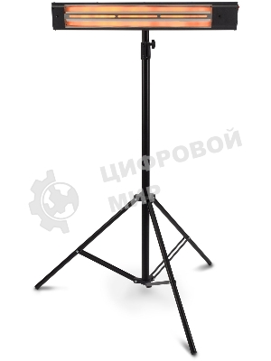 Обогреватель инфракрасный Starwind SHIRC-1020, черный, кварцевый, 2000 Вт, 25 м2