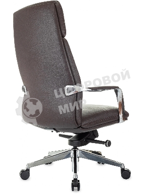 Кресло Бюрократ VEGA коричневый, кожа