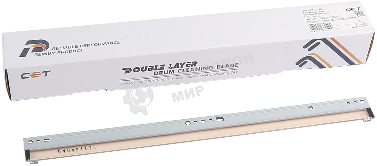 Ракель CET (двухслойный) DR316-Blade для KONICA MINOLTA Bizhub C250i/C300i/C360i CMY, 300000 стр.