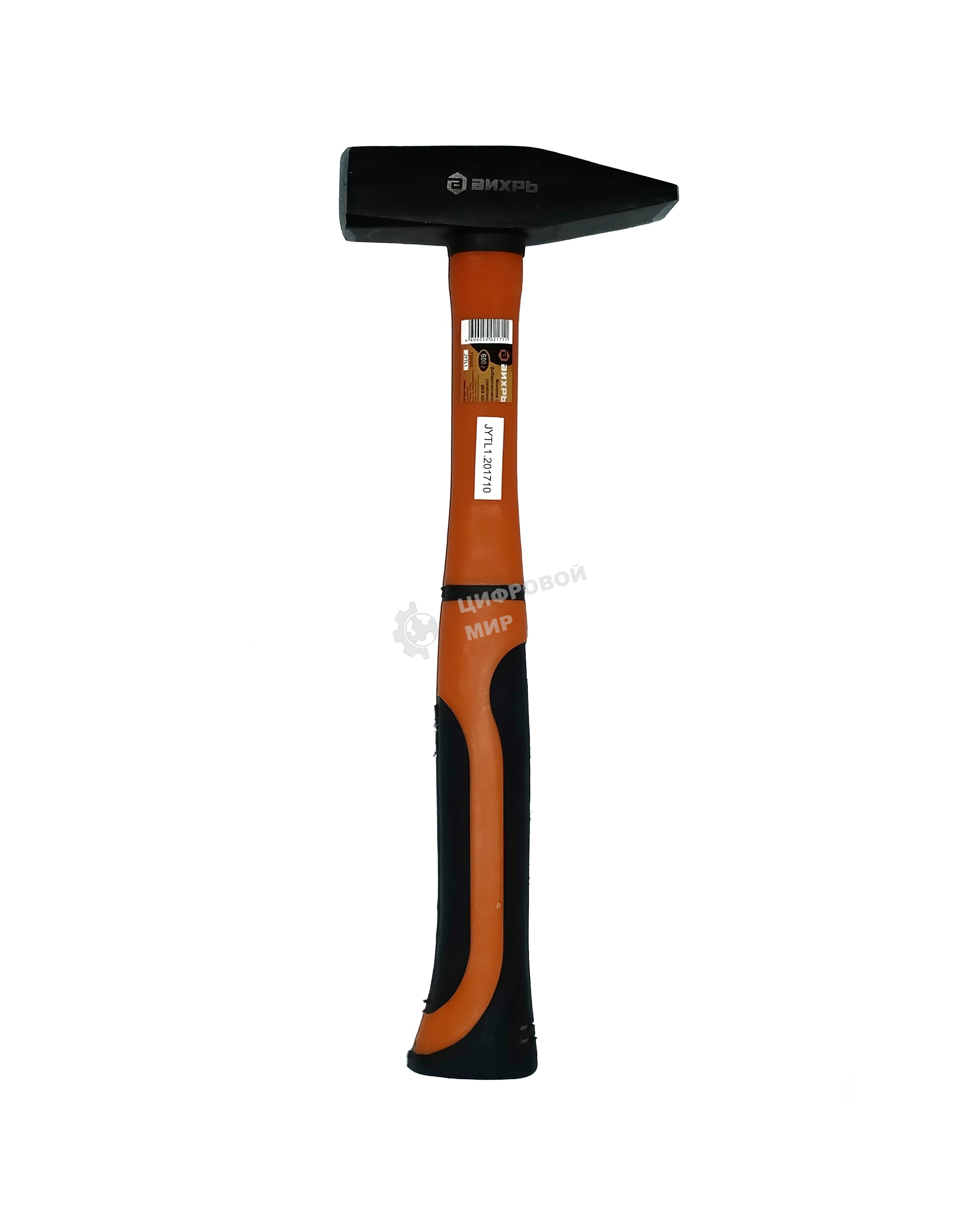 Молоток 800гр. Квадратный боек, фиберглассовая двухкомпонентная ручка