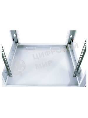 Шкаф настенный ЦМО ШРН-М-12.500 12U 600x520мм пер.дв.стекл съемные бок.пан. 50кг серый